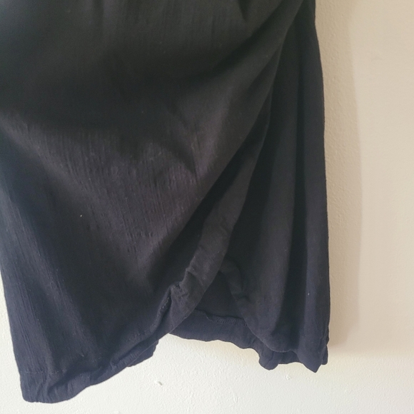 Free People Intimately Dylan Mini Wrap Dress Black Size XS Bodycon - Picture 7 of 11